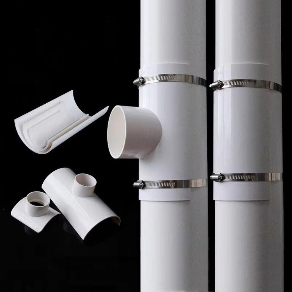 PVC Pipe Joint Open Tee Drain Pipe Adapter New Plumbing Accessories  Outdoor