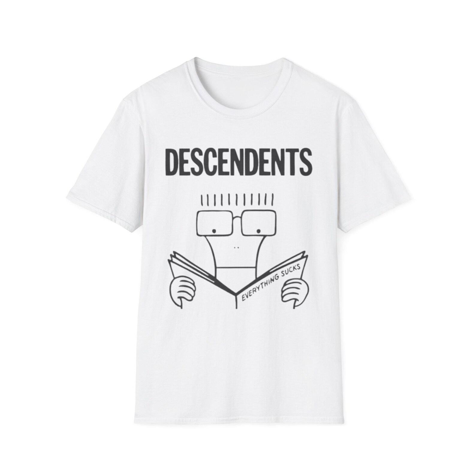 Punk Band T shirt, Milo Cartoon, Everything Sucks S