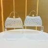 Borsa a pochette con perle e paillettes alla moda, Borsa a tracolla, Borsa da sera formale, Borsa da donna