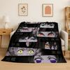 Cartoon Dämonentöter Anime Kamado Nezuko Tanjirou Flanelldecke Weiche Warme Überwurfdecke für Schlafzimmer Wohnzimmer Bett Reise