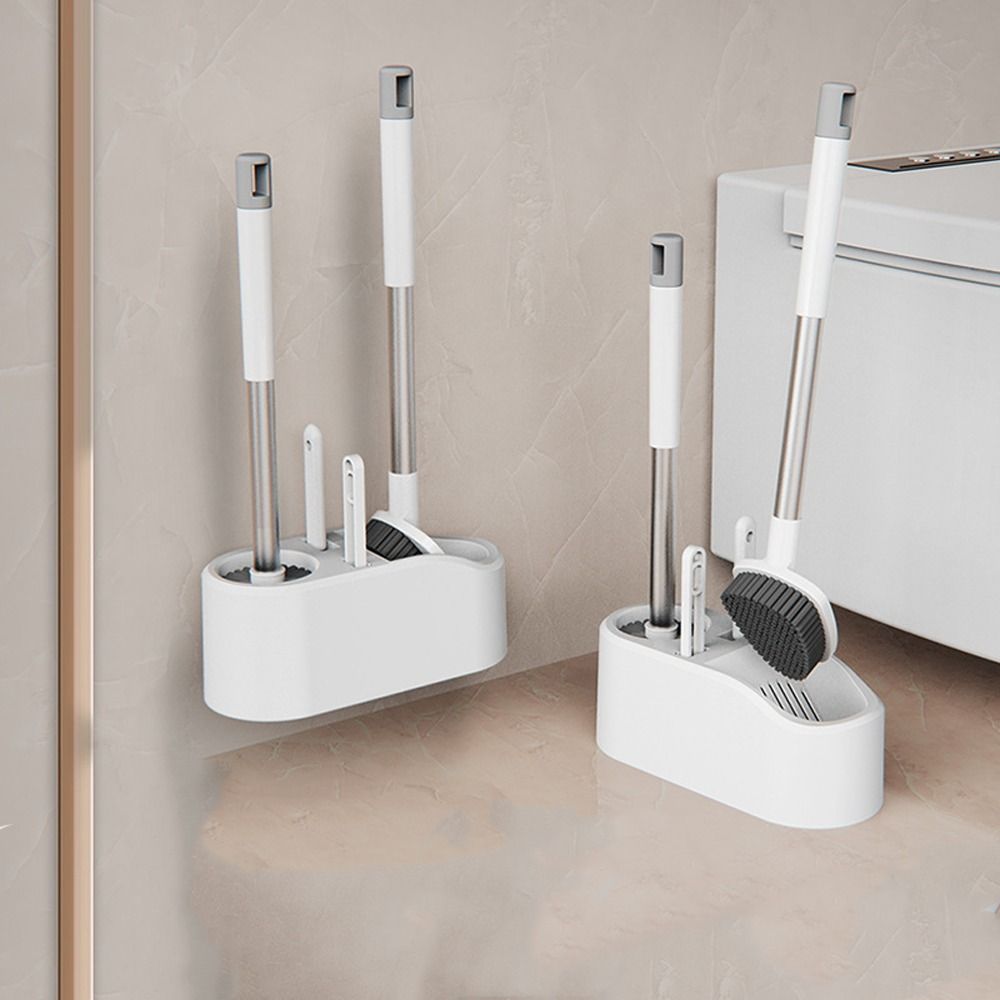 Long Handle Bathroom Toilet Brush Wall Mounted Bathroom Cleaning Brushes Gap Cleaning
