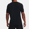 Under Armour Solid Color Logo Print Pullover T-Shirt Men Tops Black 1370441-001