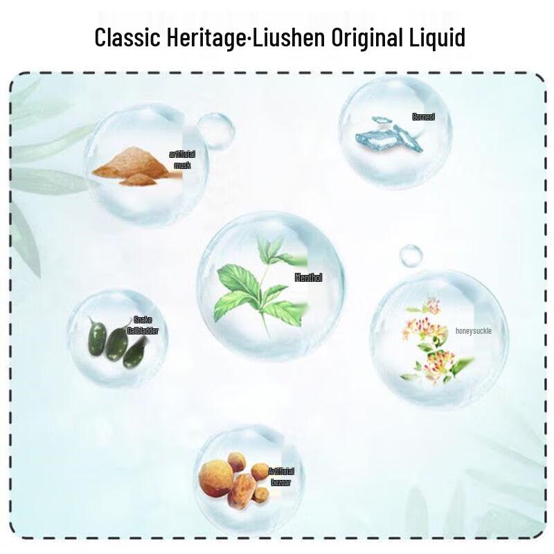 Liu Shen Grüner Tee Lakritze Erfrischendes Duschgel