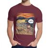 Man S T Shirt The Scream Arabic Version Soft Harajuku O Neck Retro T Shirt