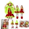 Grinch Kinderkostüm Mit Umhang Und Kleid Für Weihnachtsfeier Kostüm
