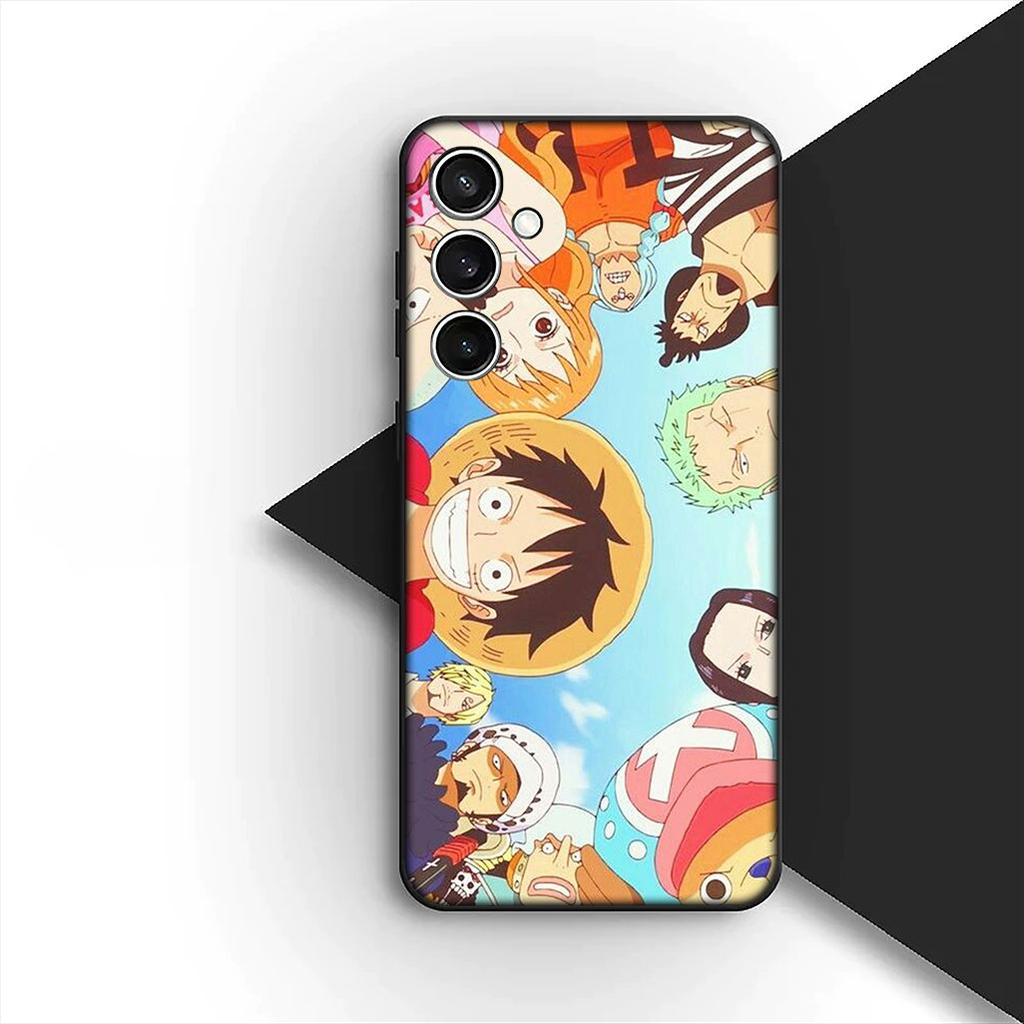 Cover for Samsung Galaxy S10 S8 S9 Plus A33 A34 A31 70 A71 A72 Note 20 9 8 S10E Casing Phone Case One Luffy Pieces Roronoa Zoro
