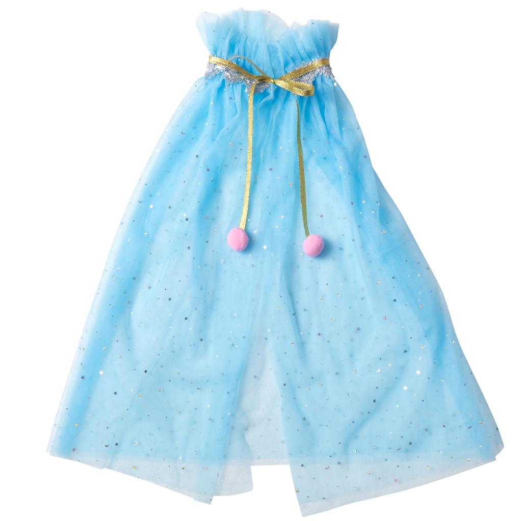 Clearstone Cosplay Halloween Fantasy Star Cape for Blue Kids, Unisex,