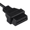 14 Pin 16 Pin Adapter Diagnostic Cable Black 40cm Length