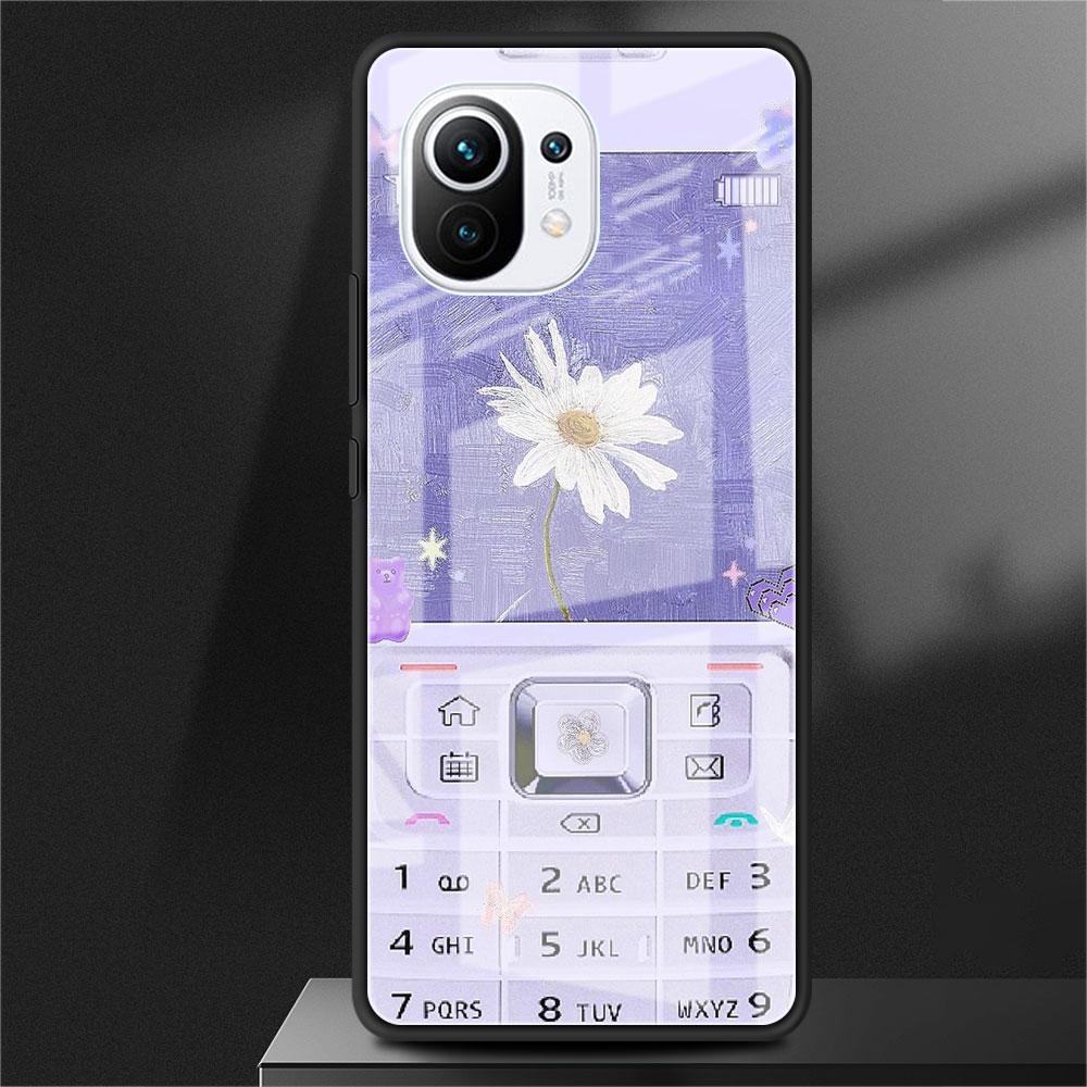 

Стеклянный чехол для Xiaomi Poco X3 NFC 11 Lite 11T F3 M3 для Redmi Note 11 10 9 8 Pro 10S 9S 9A 9C чехол для телефона узор панели телефона Xiaomi Poco M3