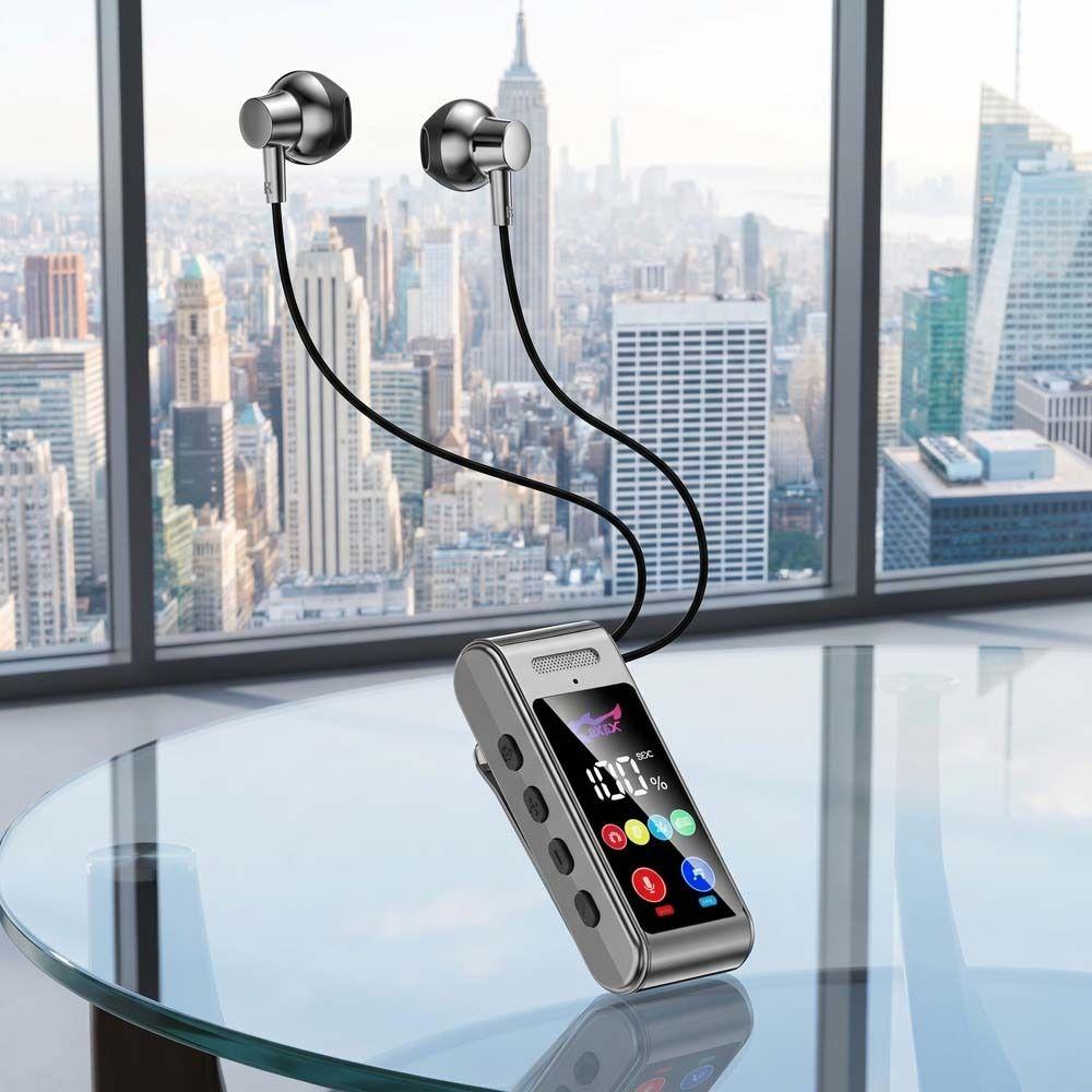 Ultra Long Battery Life Bluetooth Headset LED Screen Wireless Headphones  HD Calling