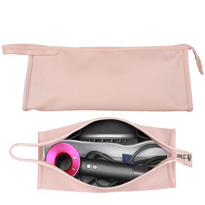 Hair Dryer Case Waterproof Hair Dryer Storage Case PU Leather Storage Bag Portable Travel Carrying Case Storage Organizer