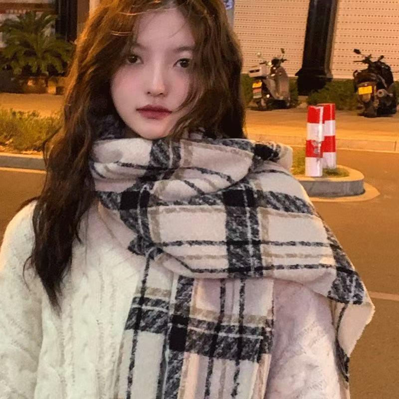 Women's European and American Style Long Fringe Mohair Scarf - Warm Autumn/Winter Shawl & Neck Warmer