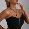 Long Tassel Special-shaped Love Y-shaped Necklace Ins Street Auction Trend Banquet Party Item Decoration