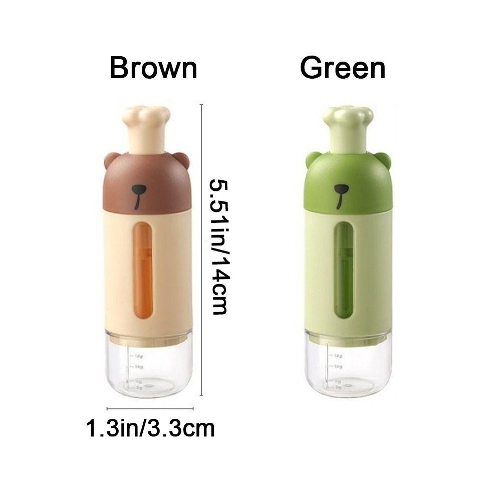 2Pcs Sealed Quantitative Seasoning Bottle Dustproof Spice Container Practical Salt Organizer  BBQ
