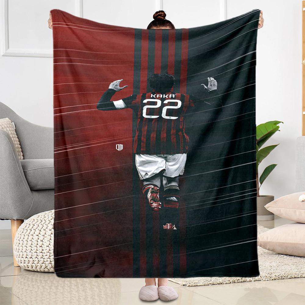 Ac Milan Blanket Durable Comfort Perfect For Chair Livingroom Office Allseason Use Warmthful Decor Perfect Gift For Relatives And Friends