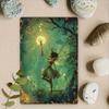 Metal Wall Art Forest Lantern Vintage Poster 8x12 Inch Living Room Decor