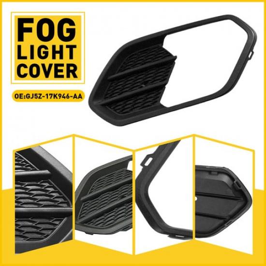 For Kuga 2017 Ford Escape 2018 Fog Light Lamp Cover Bezel Passenger Side US