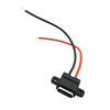 TYPE-C2P Waterproof Charging Socket Female Connector with Ears, Solderable Wire Terminal Plug