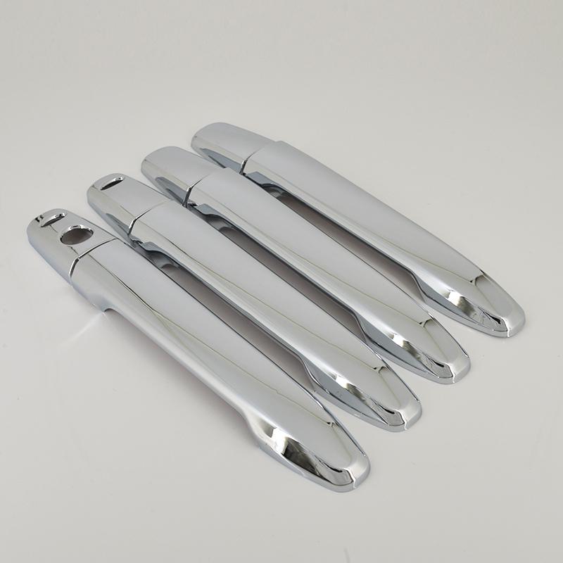 Smart chrome silver car side Door Handle Covers Trims For Mitsubishi Lancer CY2A CZ4A Galant Fortis IO EX 2007-2017 2012 2013