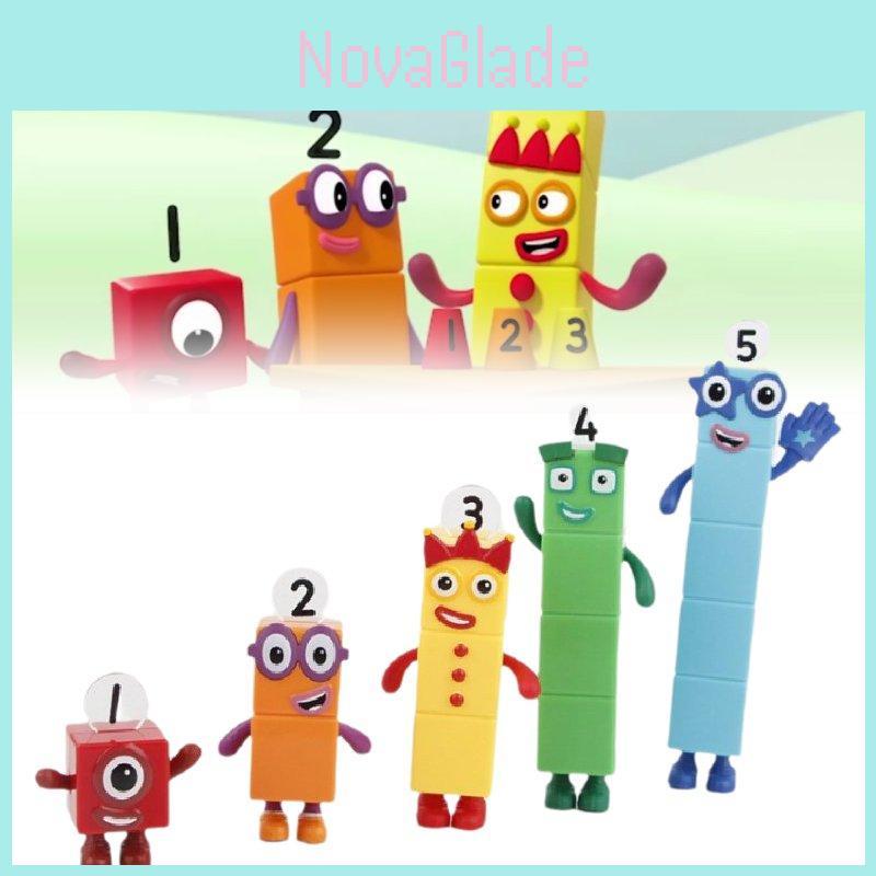 Numberblocks Barevné Stavebnice Roztomilé Transformovatelné Figurky Pro Dětské Hraní