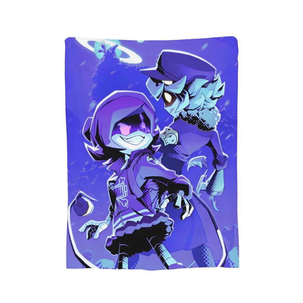 Murder Drones N and Uzi Flannel Throw Blanket  Blanket for Bedding Car Lightweight Plush Thin Quilt,