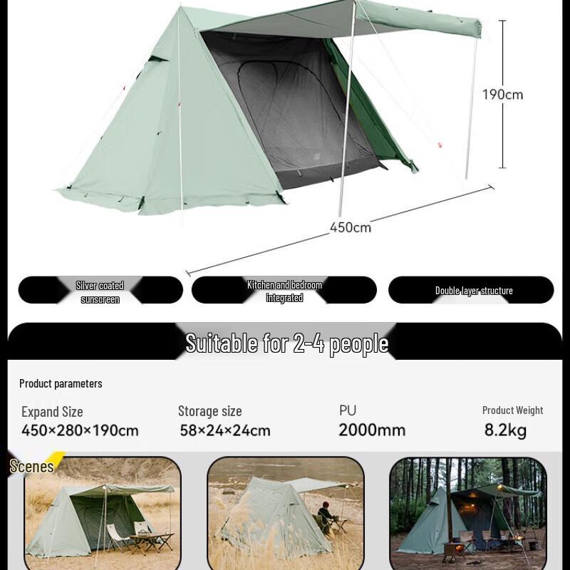 Black Deer Shelter Camping Tarp