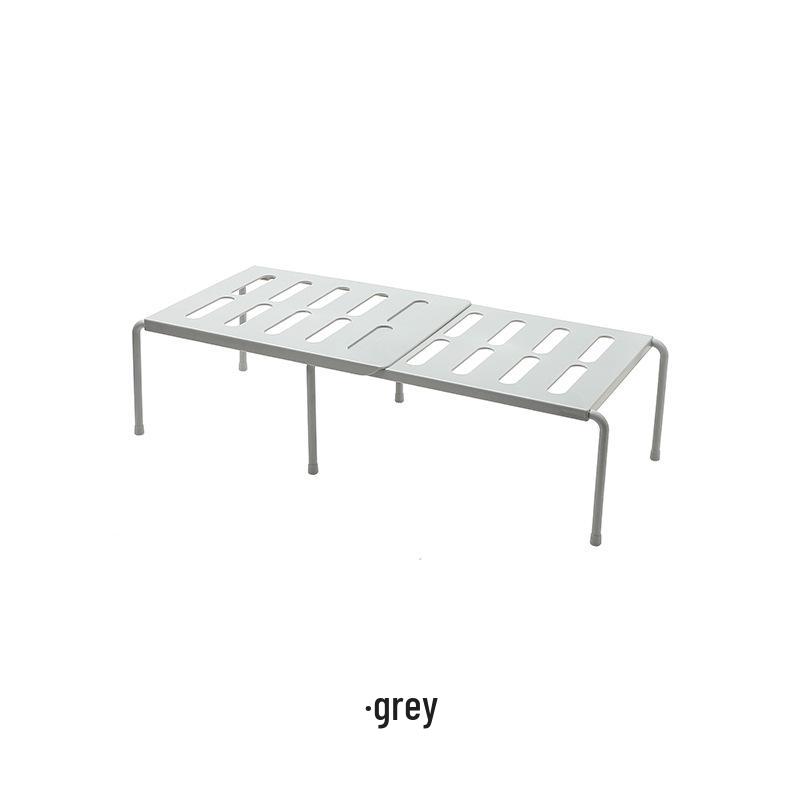 Punch-Free Plastic Space-Saving Storage Rack for Shoes and Slippers In Kitchen, Wardrobe, or Dorm.
