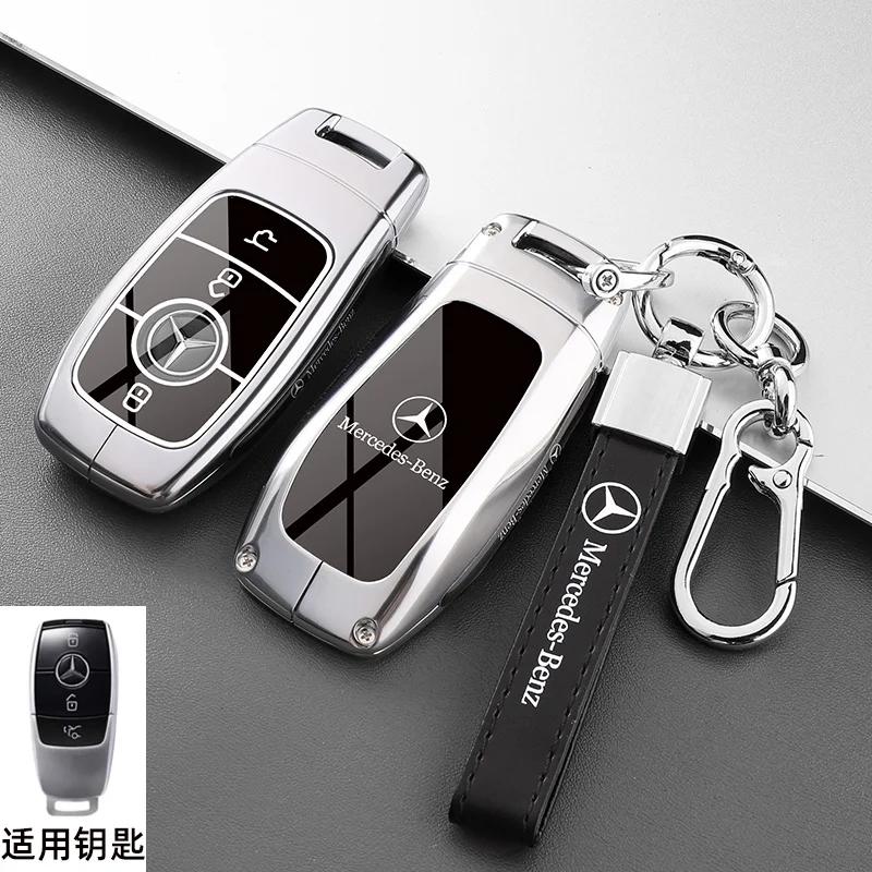Car Key Case Cover for Mercedes Benz E C S GLC Class E200 E400 E63 W213 S550 S560 C260 A200 Key Shell Protector qq1