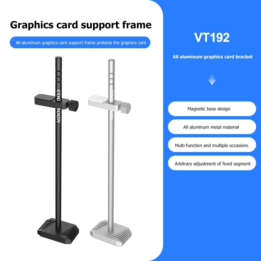 VT192 Podpórka do karty graficznej Wspornik GPU Stojak na obudowę komputera stacjonarnego Uchwyt na kartę graficzną Wspornik ze stopu aluminium