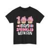 100 Days Sprinkled With Fun Cupcake 100th Day Of School Girl T-shirt