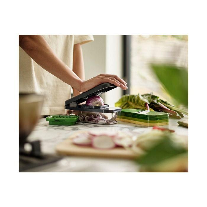 Accessoire de cuisine joseph joseph multi-prep compact 4-en-1 set pour hacher, raper et trancher