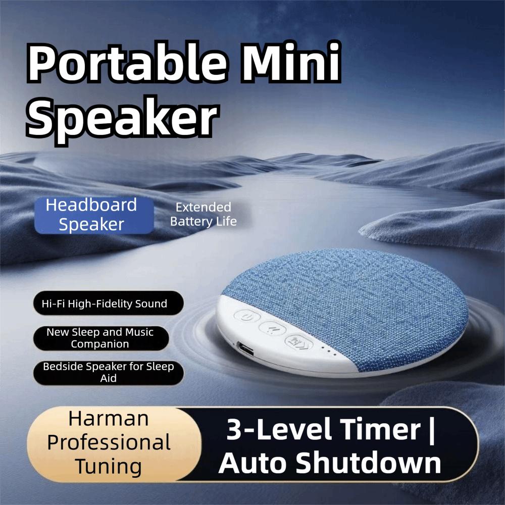 Bluetooth 5.4 Sound Machine Mini White Noise Machine Under Pillow Bluetooth Speaker  Better Sleep