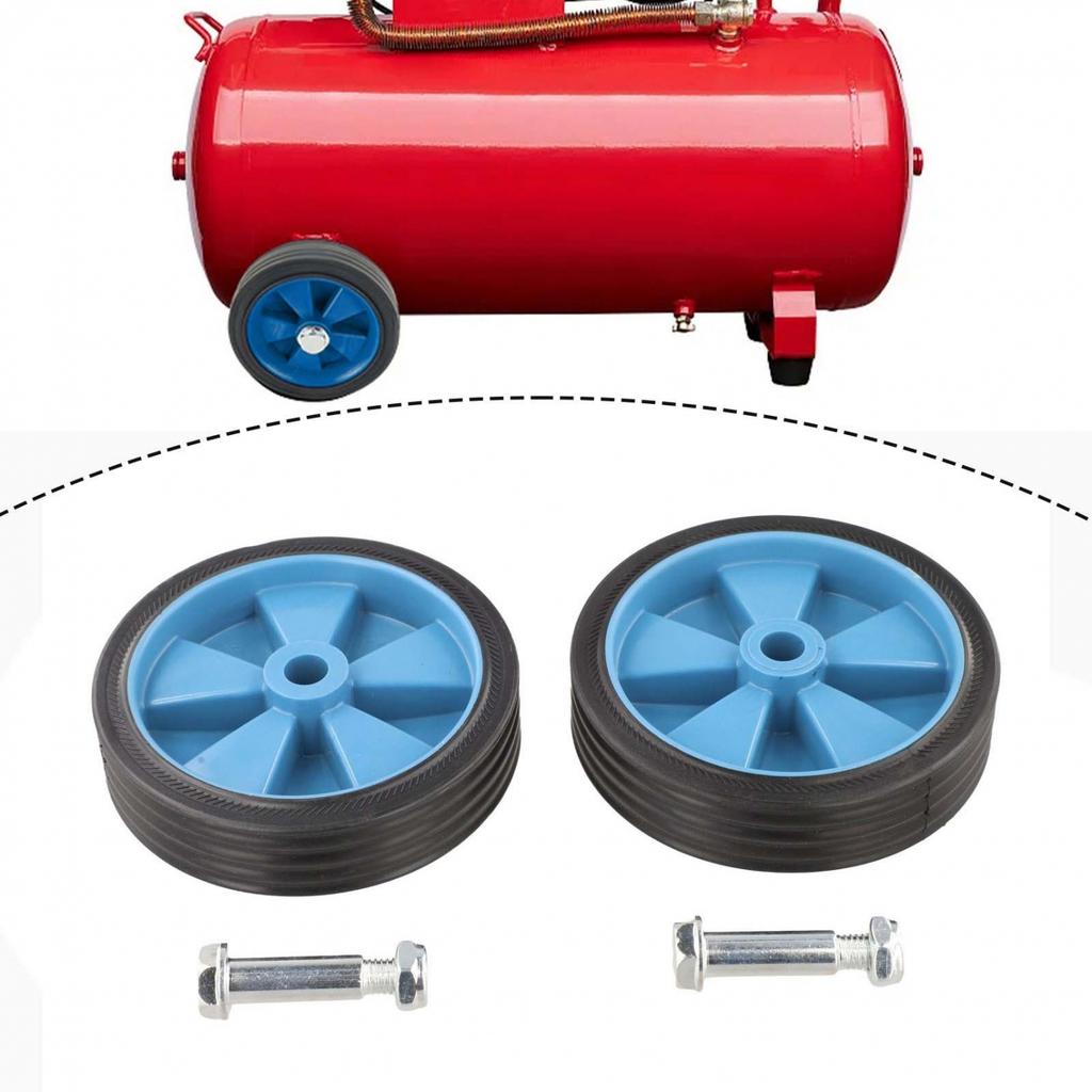 2Pcs Caster Wheels For Air Compressors For Oil-free Machines