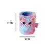 1 Piece Furry Cartoon Unicorn Pencil Holder for Kids Girl Cute Animal Kitten Puppy Sheep Desktop Organizer Makeup Brush Box
