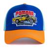 New Style Unisex Summer Fishing Cap Breathable Mesh Trucker Hat Men Women Big Truck Embroidered Pattern Snapback Outdoor Hat