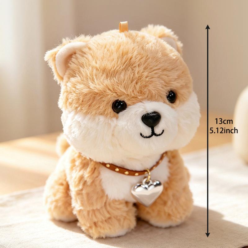 TreasuringU Kawaii Dog Plush Toy Cute Cartoon Shiba Inu Beagle Stuffed Doll Mini Dog Plushies Soft Home Pillow Birthday Gift