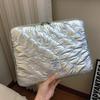 Ins Glossy Bow Cartoon Laptop Bag Shockproof Waterproof Tablet Sleeve Bag Cute Kawaii Girl Computer Bag Laptop Case