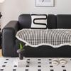 Special-Shaped Sofa Cushion Autumn and Winter High-Grade the Edge of Rabbit Hair Straight Row Sofa Cover Cloth