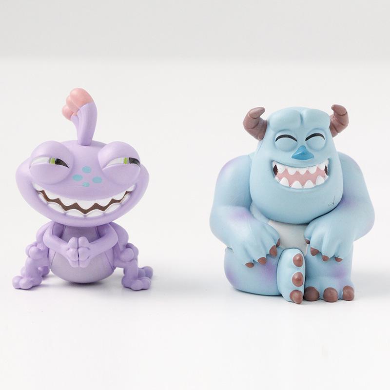 Cute Monster University Sulley & Mike Laughing Doll - Trendy Playable Ornament Figure