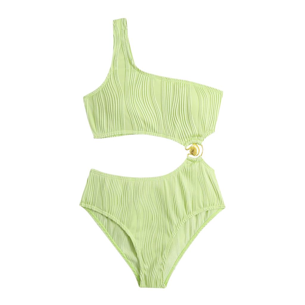 Fashion Women's Sexy Color Backless Temperament Beachwear Bikini Swimsuit