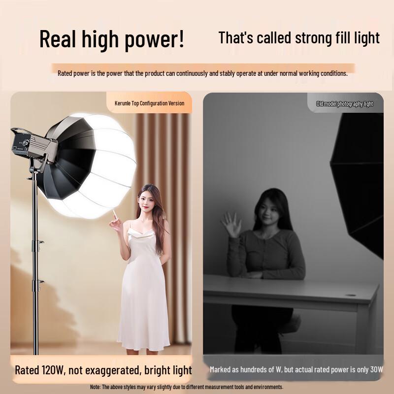 Live Stream Photography LED Softbox Fill Light