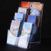 A4 Acrylic Three-Layer Brochure and Leaflet Display Stand