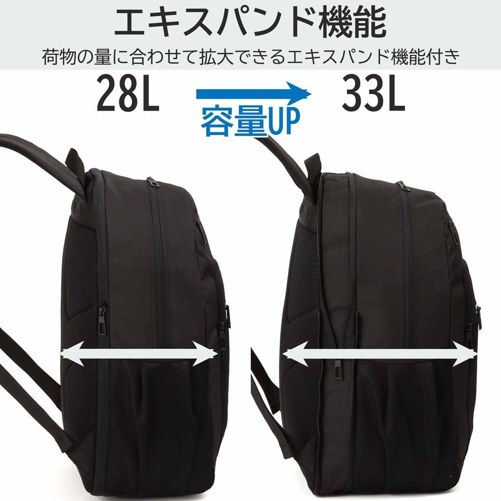 Adidas Black X H47 X W30 X School B4 Laptop Expandable Perfect for Junior and Senior High School Club Bag Men's Backpack, No. 68561, Sky, D19/23cm,