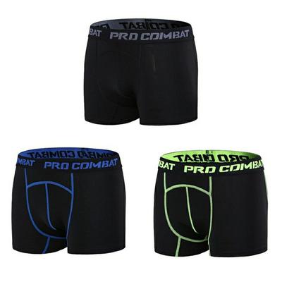Men's Cross-Border Elastic Breathable Sports Briefs - Quick-Drying, Moisture-Absorbing Training and Running Boxer Shorts