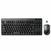 ELECOM Keyboard [Mouse Set] Wireless (Receiver Included) Membrane Compact Keyboard Black TK-FDM105MBK