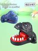 Dinosaur Teeth Biting Finger Toys, Dentist Tabletop Board Tricky Game Random Mechanism Gifts for Boys and Girls Color Random