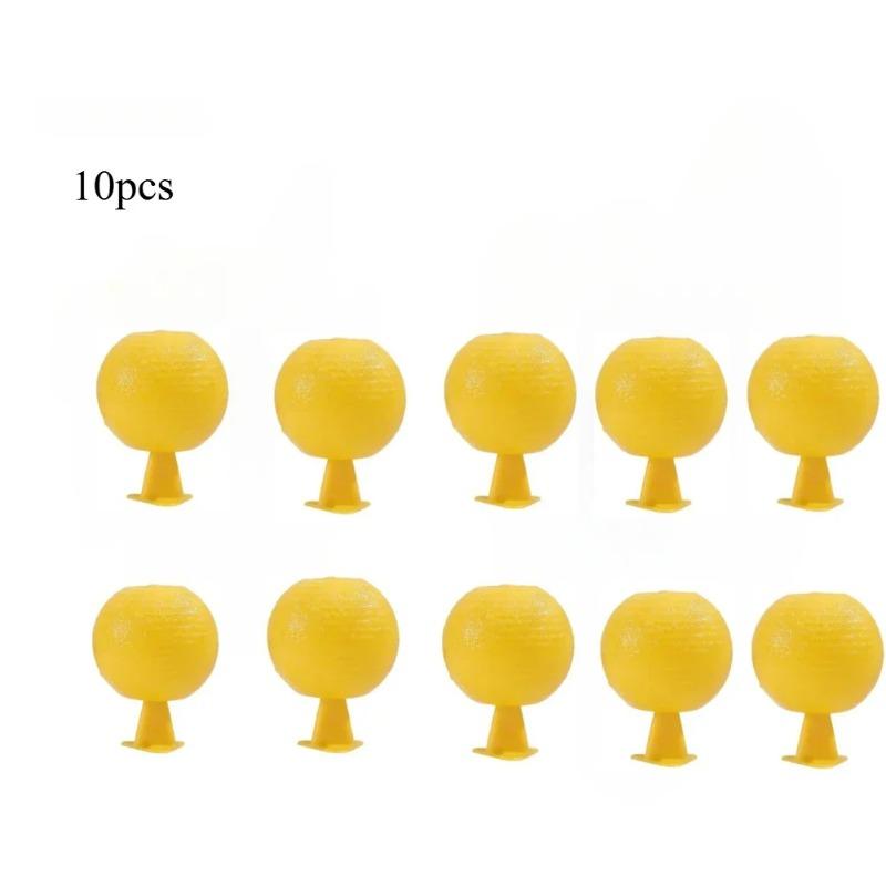 1-20 Pieces Summer Fruit Fly Trapping Ball Sticky Fruit Fly Catcher Glue Ball Multi-function Fruit Fly Mosquito Fly Catcher