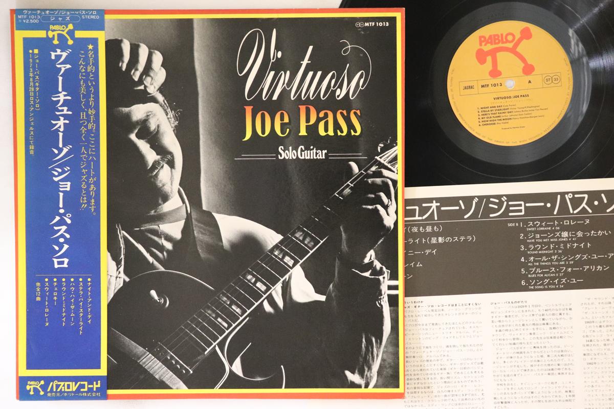 

LP Пластинка JOE PASS - Virtuoso MTF1013 PABLO 1974 Япония Obi Jazz