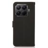 KHAZNEH for Xiaomi 15T Pro Case Genuine Cow Leather RFID Blocking Wallet Phone Cover