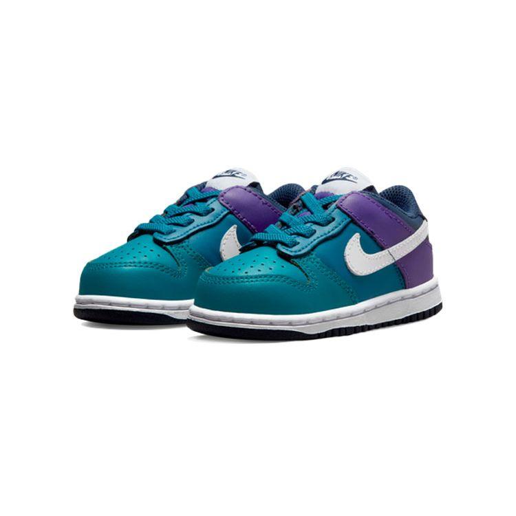 Nike Dunk Low Skate Shoes Baby Sneakers Purple Green DH9761-300